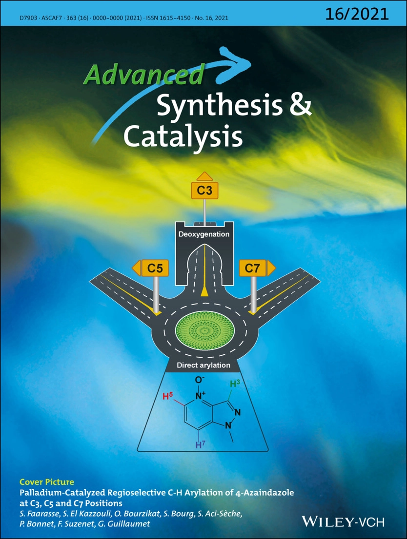 Said El Kazzouli : Palladium-Catalyzed Regioselective C−H Arylation of 4-Azaindazole at C3, C5 and C7 Positions